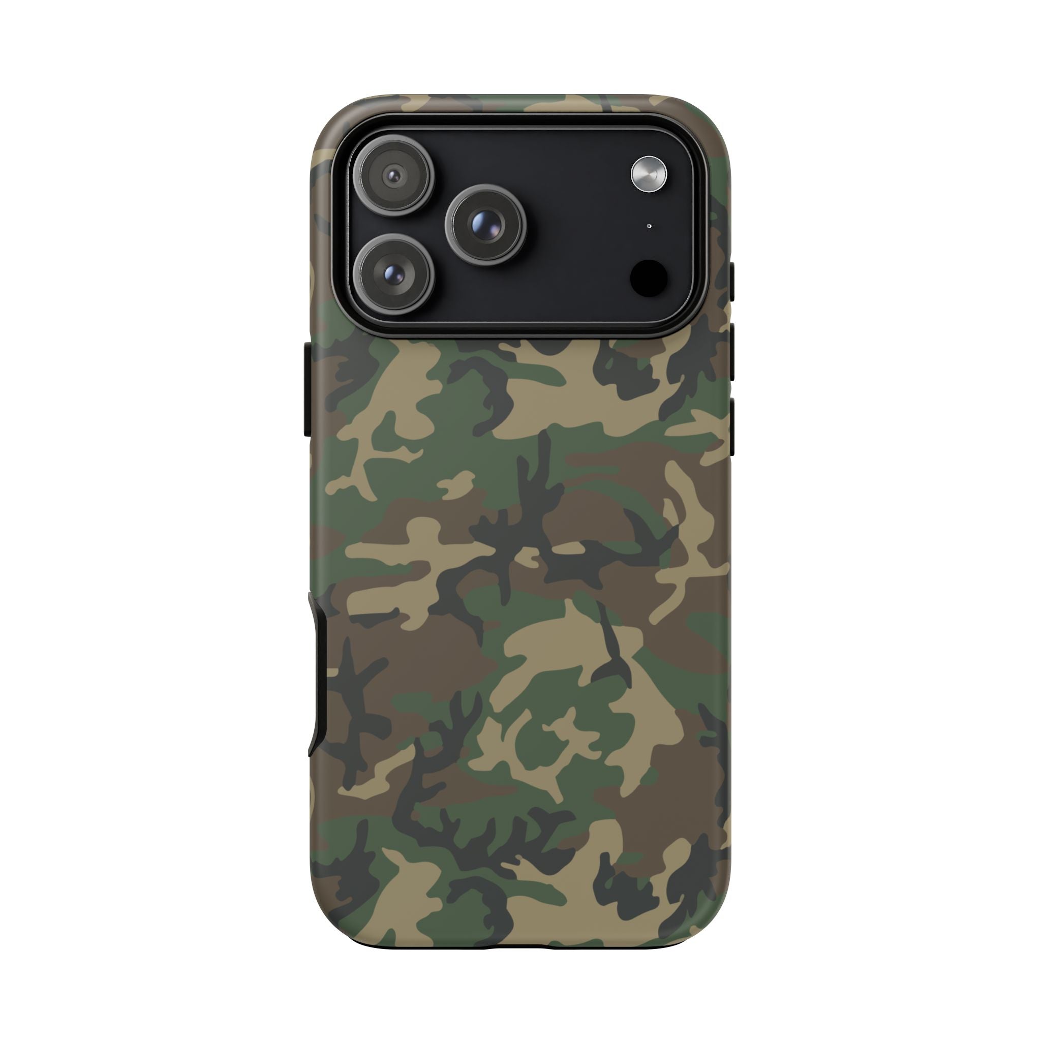 Woodland (M81) Tough Phone Case — Military-Inspired Dual-Layer Protective Cover