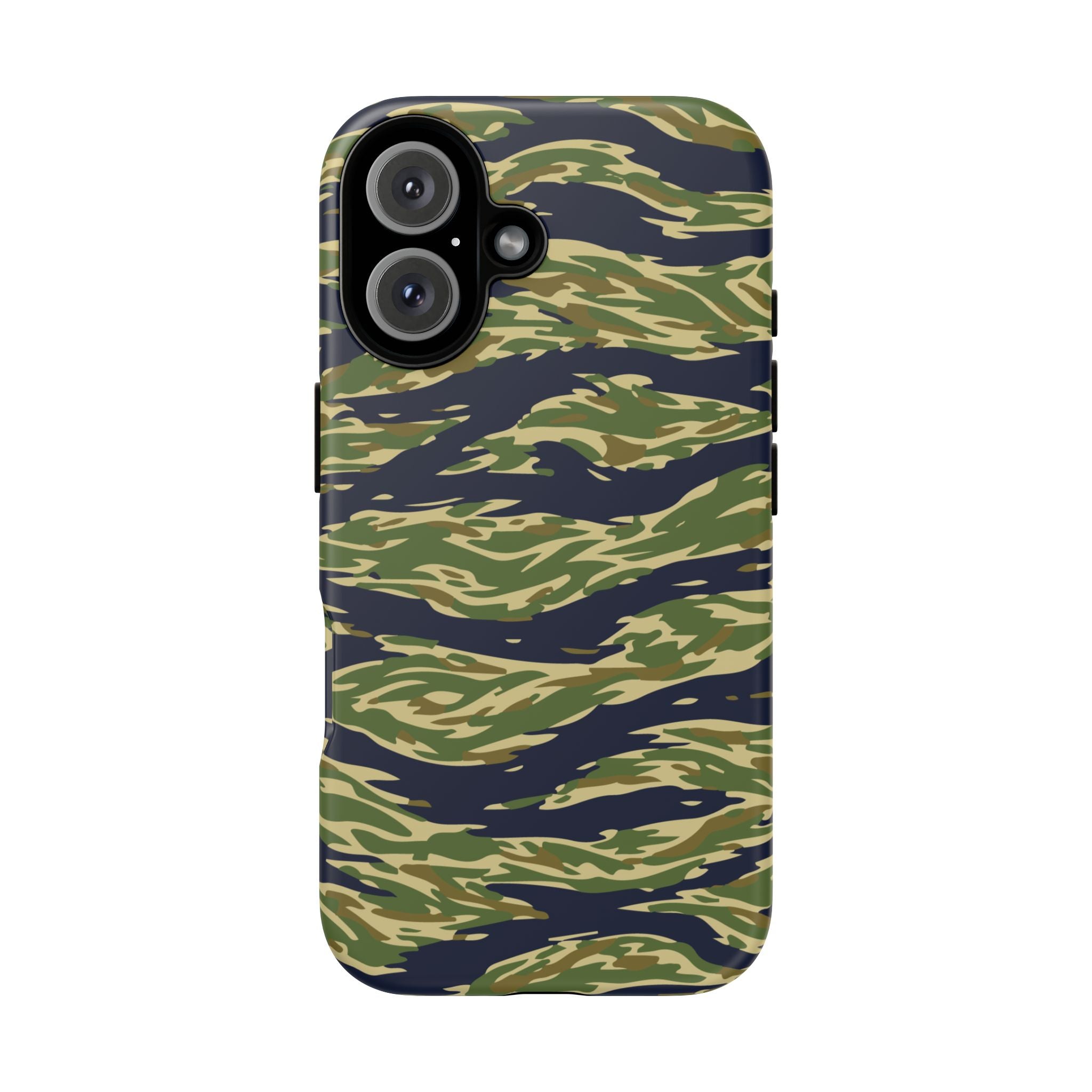 Tiger Stripe Camo Tough Phone Case | Military-Inspired Dual-Layer Protection