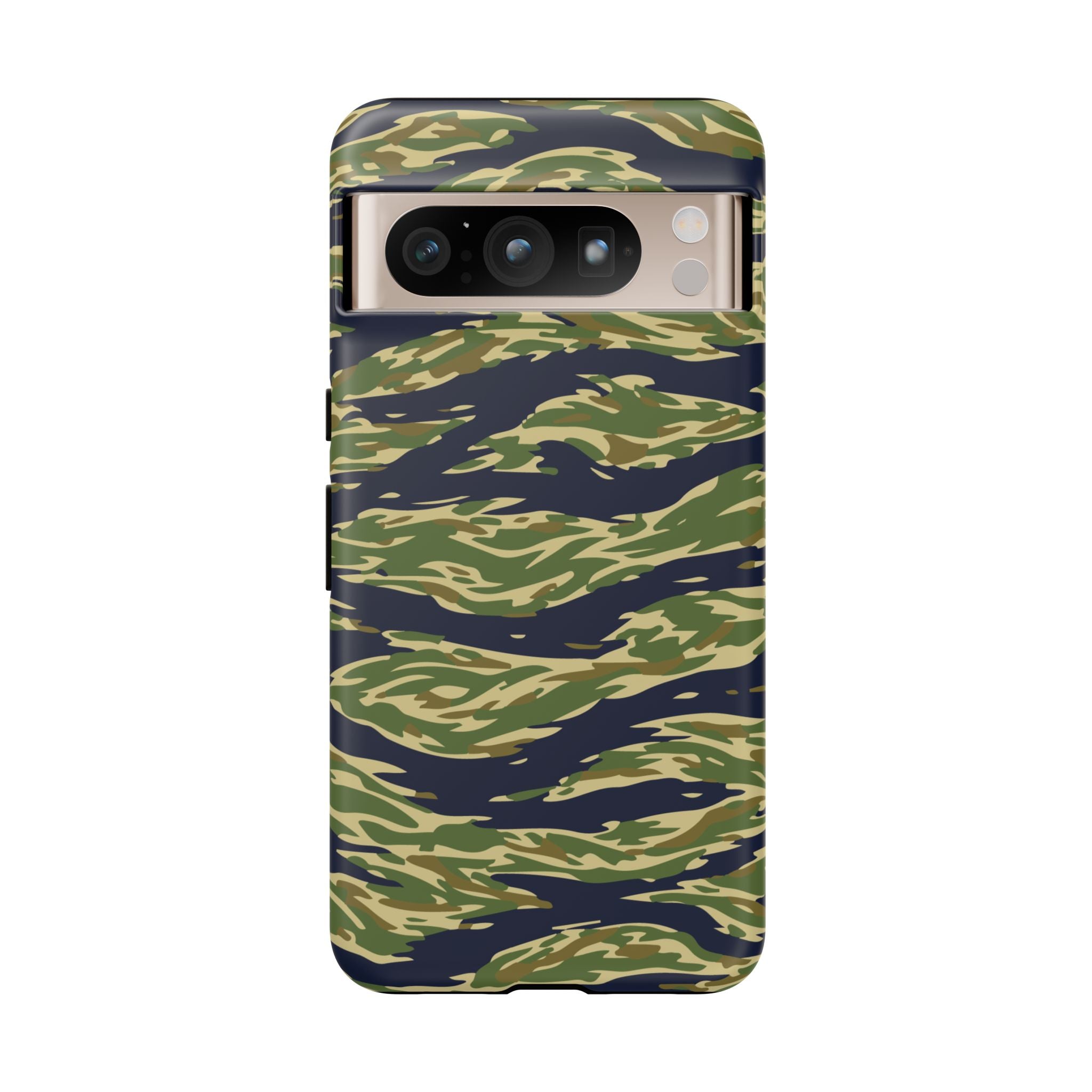 Tiger Stripe Camo Tough Phone Case | Military-Inspired Dual-Layer Protection