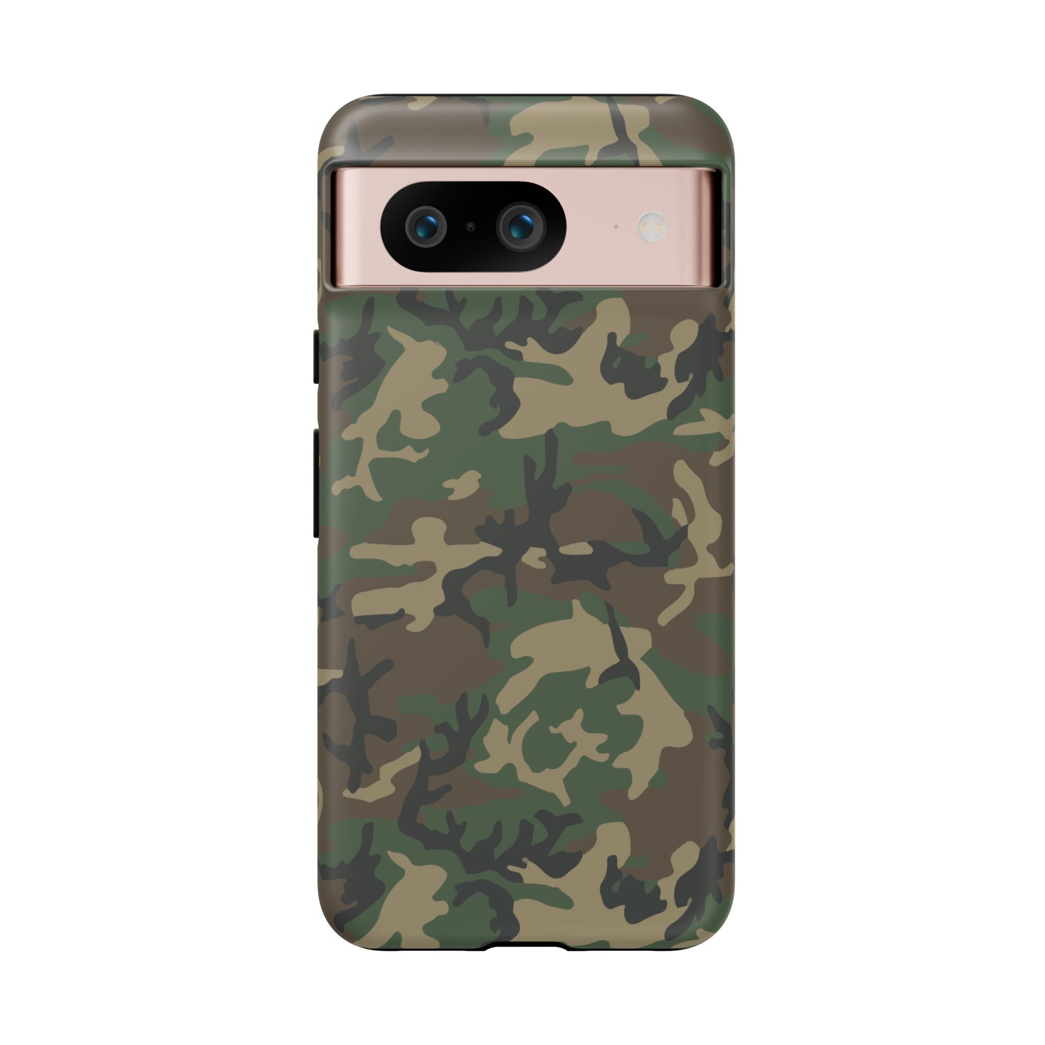 Woodland (M81) Tough Phone Case — Military-Inspired Dual-Layer Protective Cover