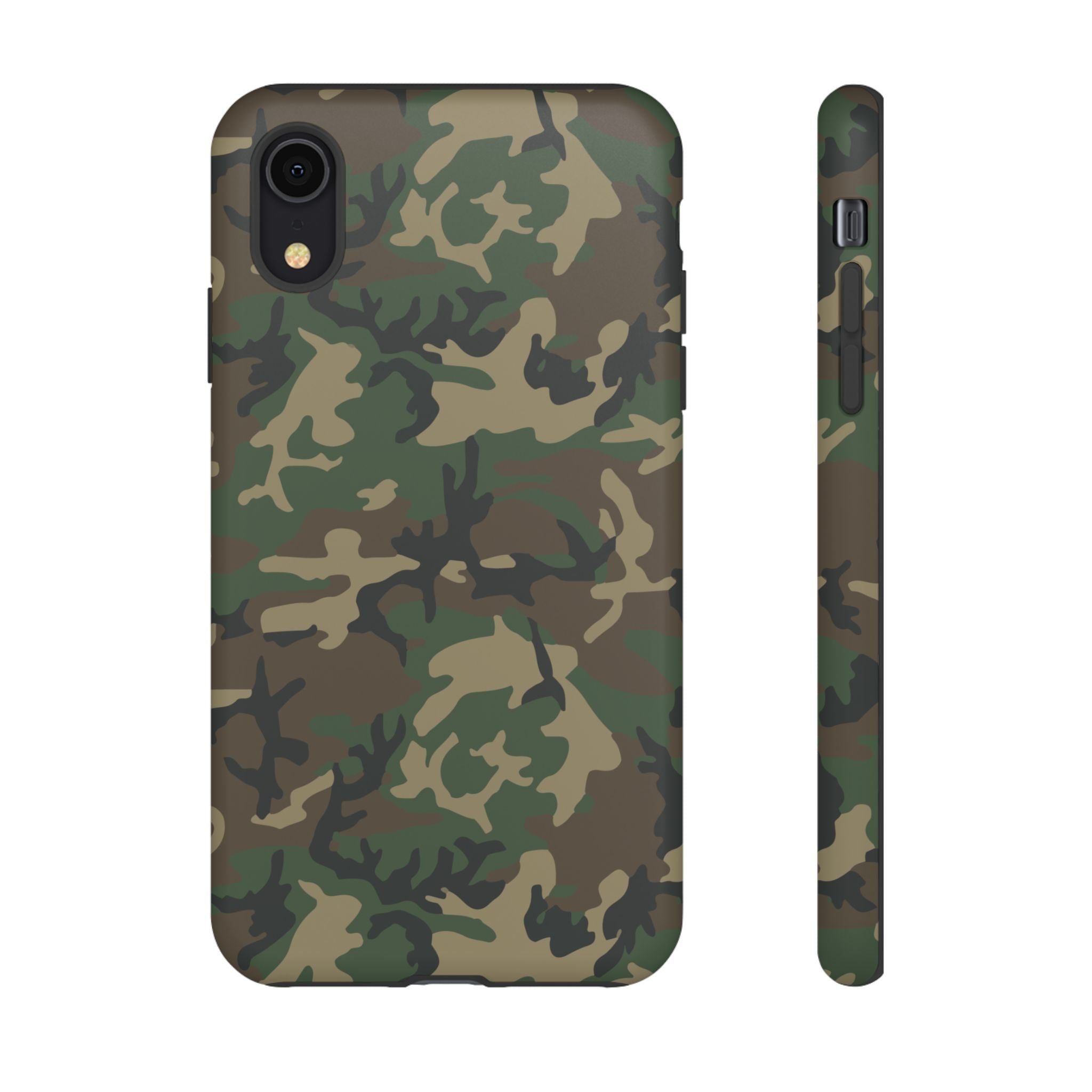 Woodland (M81) Tough Phone Case — Military-Inspired Dual-Layer Protective Cover