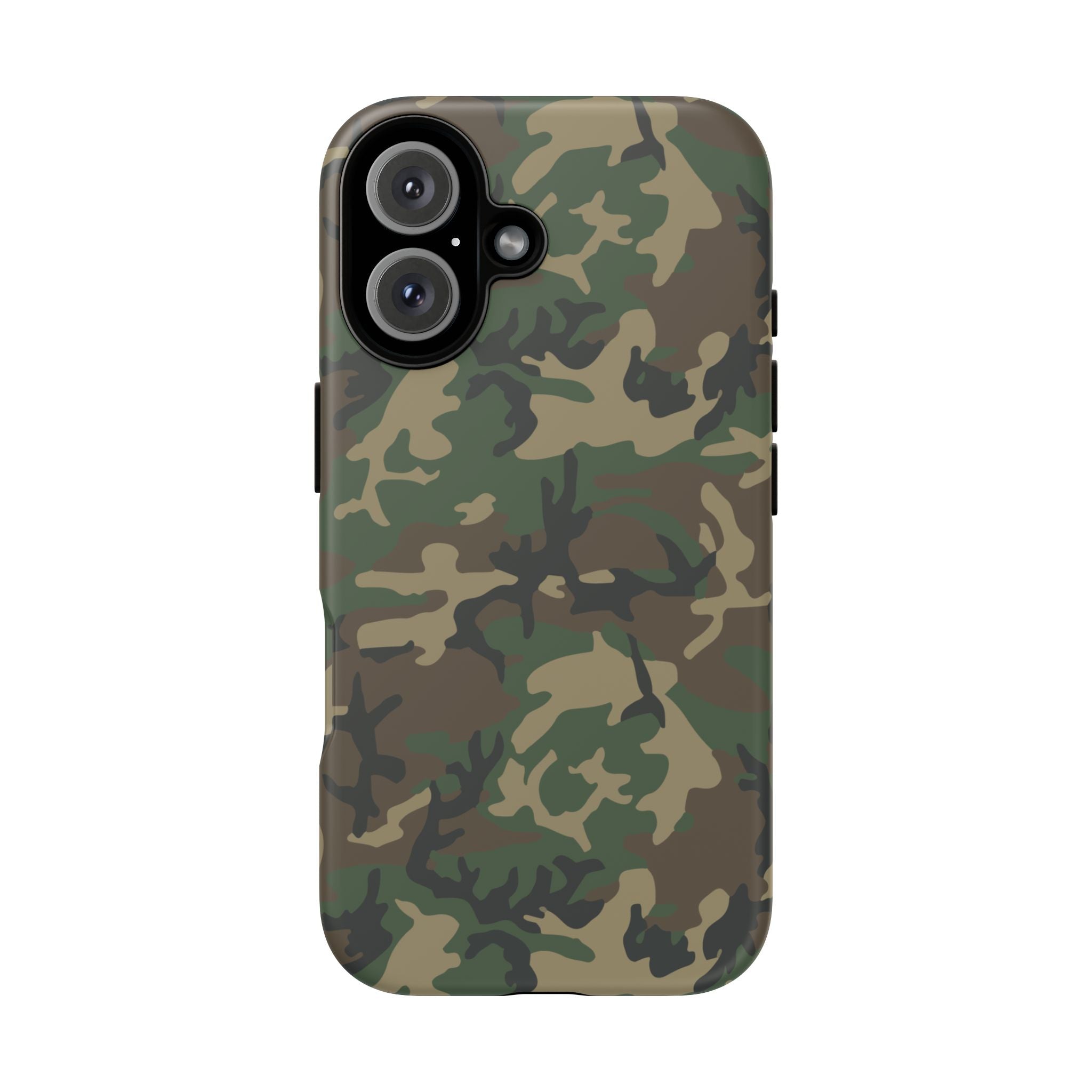 Woodland (M81) Tough Phone Case — Military-Inspired Dual-Layer Protective Cover