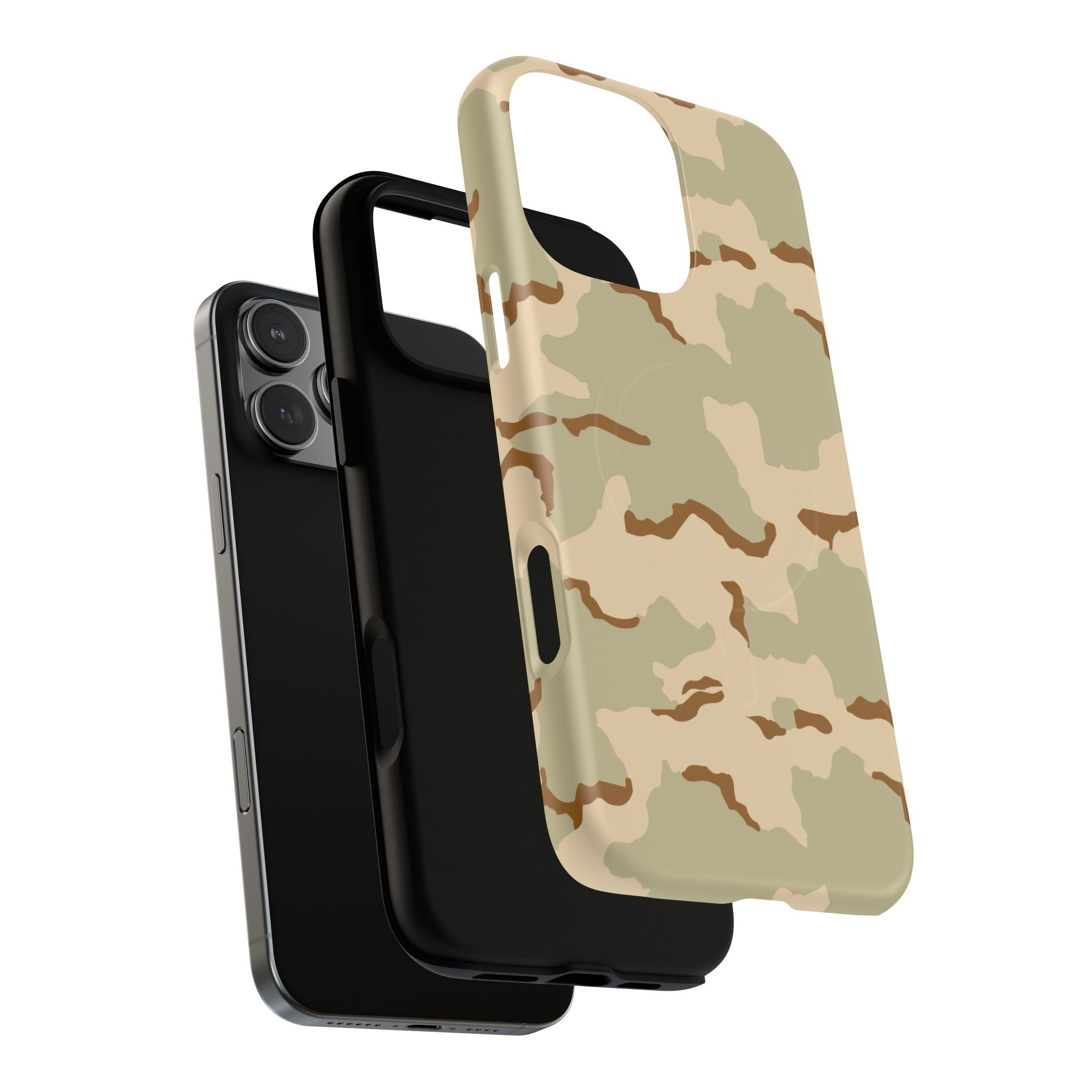 MagSafe® Compatible Tough Phone Case | Desert Camo (DCU) Rugged Protective Cover
