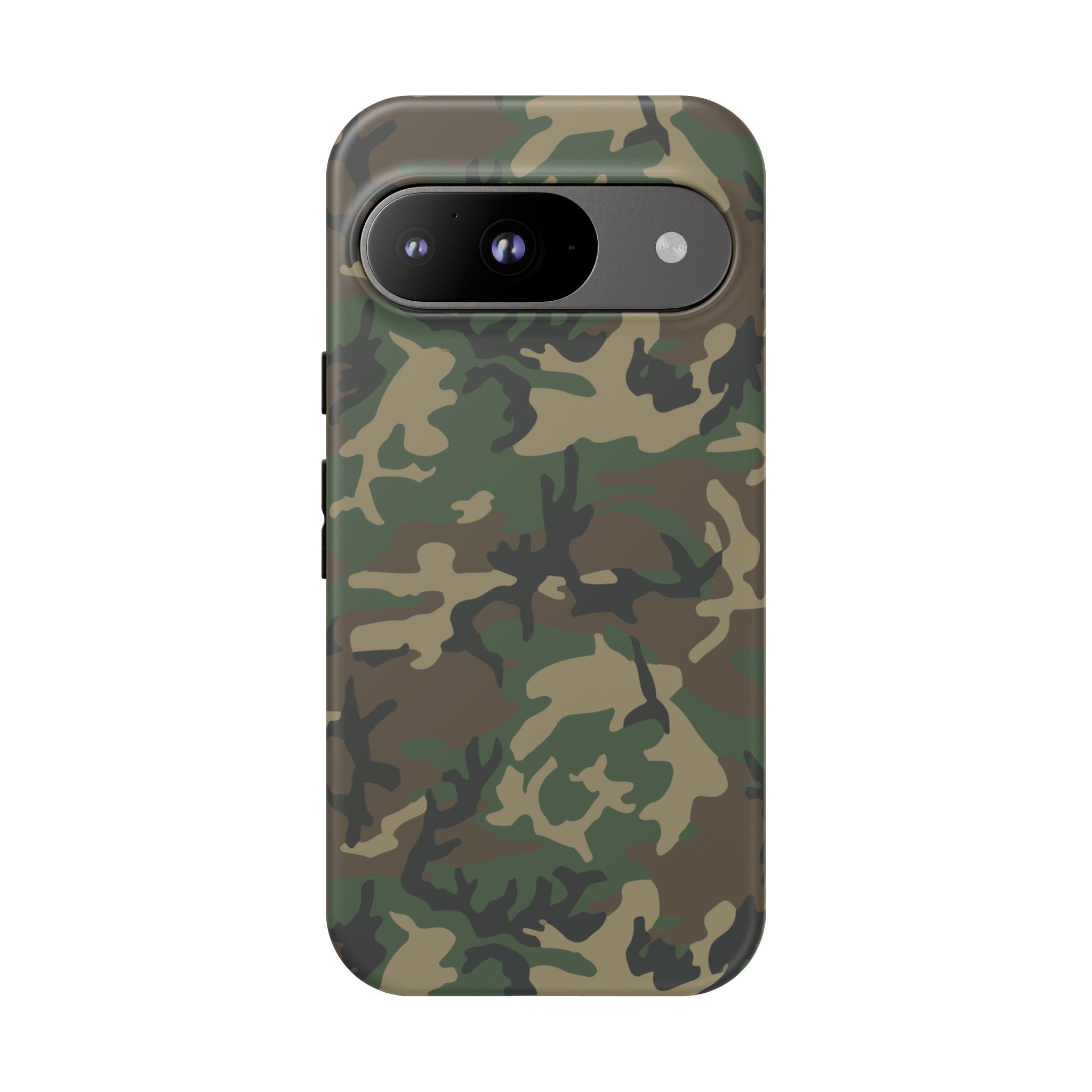Woodland (M81) Tough Phone Case — Military-Inspired Dual-Layer Protective Cover