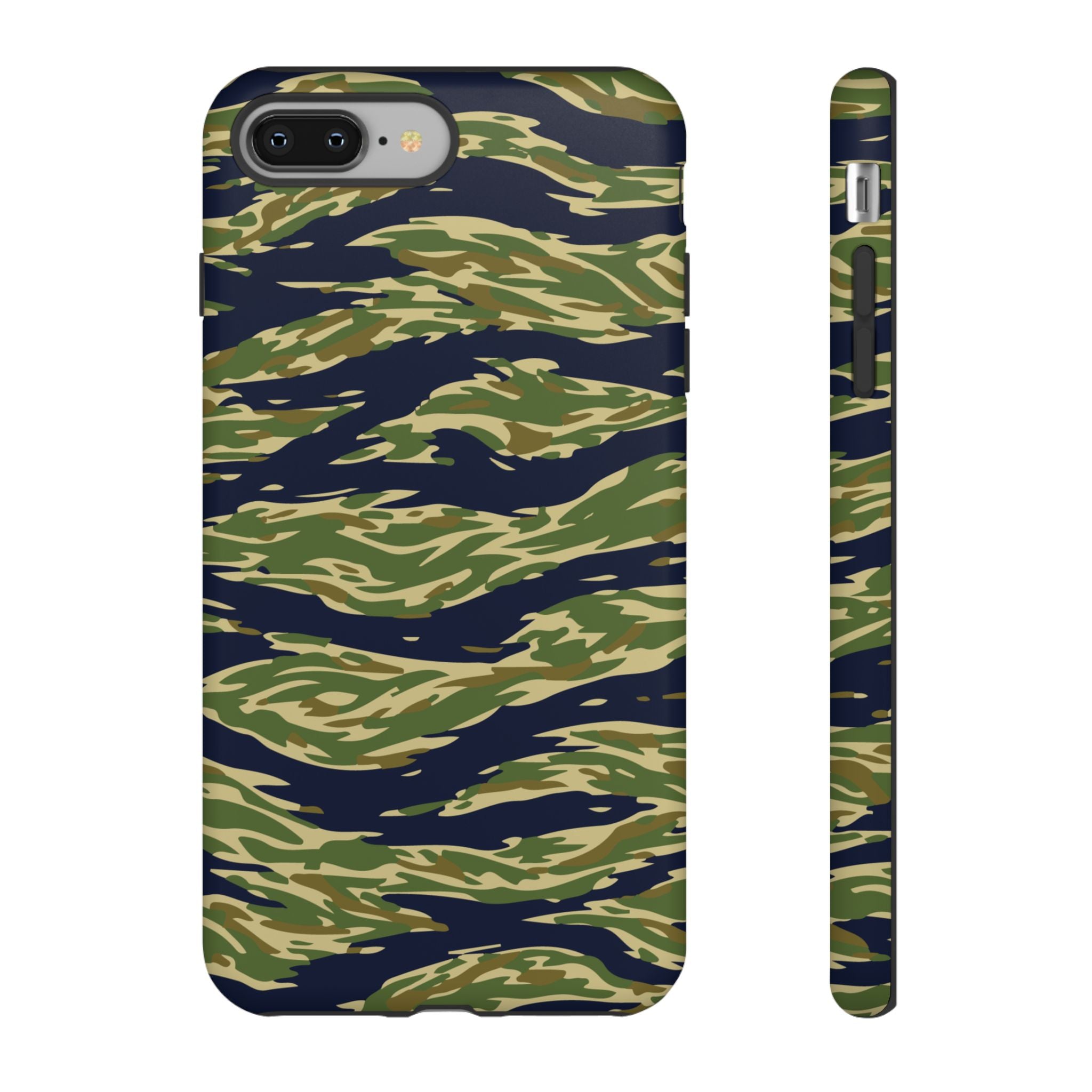 Tiger Stripe Camo Tough Phone Case | Military-Inspired Dual-Layer Protection
